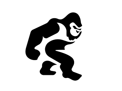 Yeti Detail animal beast gorilla logo monogram sasquatch strong tough yeti