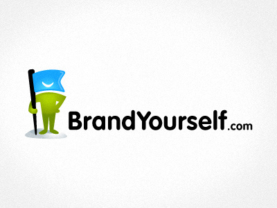 Brand Yourself flag logo design