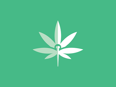 Canna Wellness cannabis dragonfly green healthcare hemp icon identity insect leaf logos logo marijuana natural