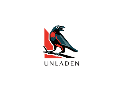 Unladen Crow Identity bird bird logo brandmark crow identity logo logo design logos logotype raven