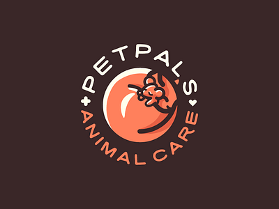 Petpals Vet Logo animals brandmark cute friends identity logo logo design logodesign pet pets