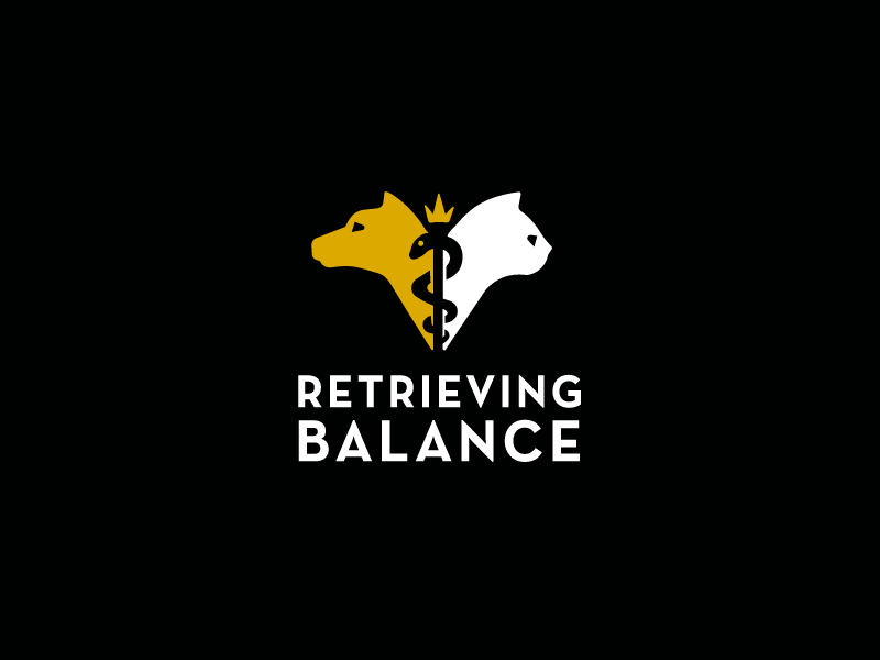 Retrieving Balance Mobile Vet Logo cat dog pet animal veterinary veterinarian