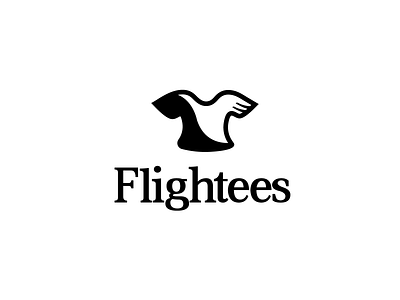 Flightees bird clothing flight flying identity logo logo design logos shirt tshirt