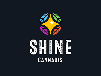 Shine cannabis cbd dispensary hemp leaf leaves light marijuana shine sparkle star