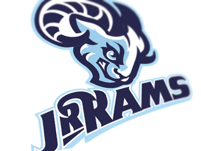Jr.Rams animal logos goat ram sports logos