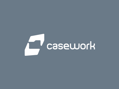 Casework folder hands logo design