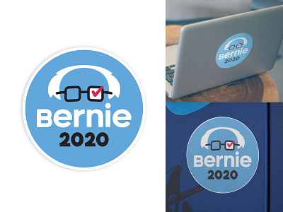 Bernie Sanders 2020 Sticker 2020 bernie bernie sanders bernie sanders sticker berniesanders decal election feel the bern logo logos logotype president sanders sticker stickers
