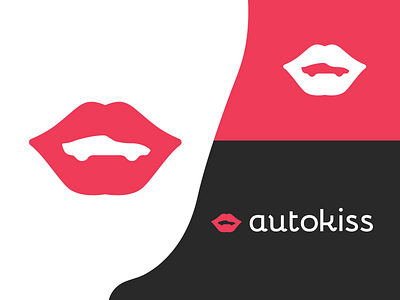 autokiss brandmark car cars coywolf dealership identity kiss lips lips logo logo logos logotype racing sportscar vehicle