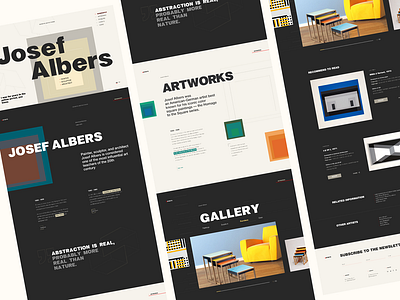 Josef Albers design figma josef albers typography ui web web design