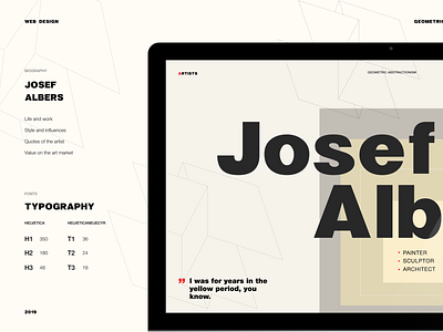 Josef Albers design figma josef albers typography ui web web design