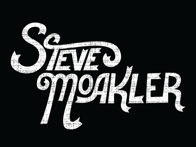 Steve Moakler Type artist design music musician nashville songwriter tshirt type