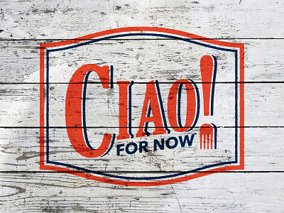 Ciao! For Now branding coffee shop graduate school logo logo design nyc rebrand