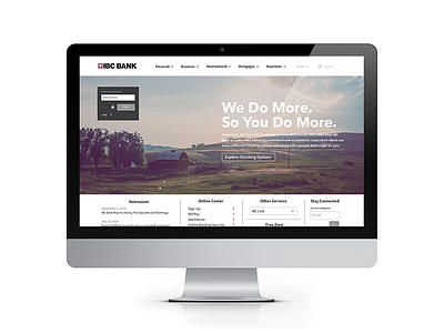 Bank Site challenge redesign webdesign website