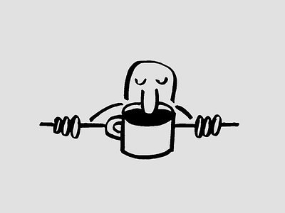 Kilroy Coffee brush pen characters draw drawing faces illustration minimal pen people simple sketch