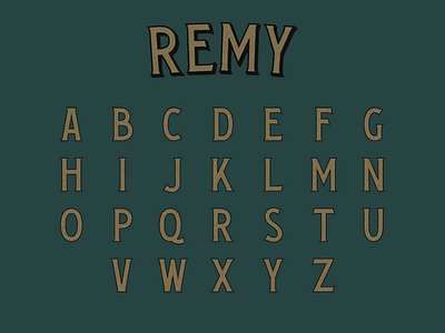 Remy Typeface