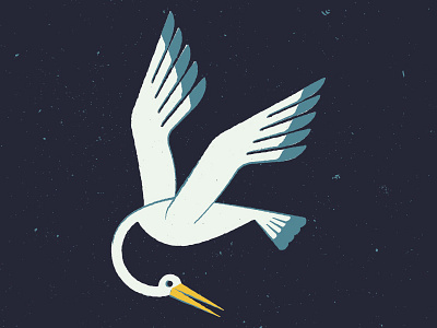 Stork illustration stork texture