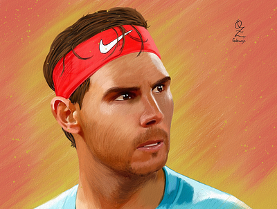 Nadal Oz Galeano art arte dibujo digitalart drawing fanart illustration mexico nadal ozgaleano sports tennis