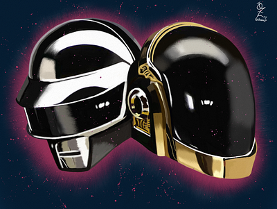 Daft punk Oz Galeano art arte daft punk dibujo digitalart diseño drawing fanart mexico music ozgaleano