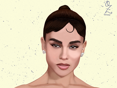 Zoe Kravitz Portrait drawing by Oz Galeano art arte arte ozgaleano batman boceto catwoman design dibujo digitalart drawing fanart gatubela illustration mexico ozgaleano portrait retrato sketch zoe kravitz