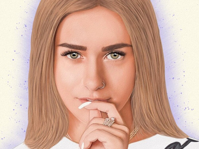 Yasmin Scorse Portrait drawing by Oz Galeano art arte arte ozgaleano boceto brasil design dibujo digitalart drawing fanart illustration mexico model modelo ozgaleano portrait retrato sketch yasmin scorse