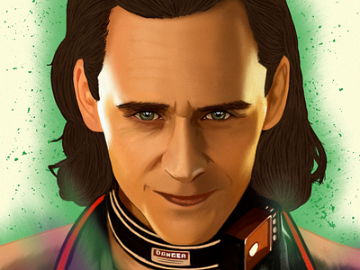 Loki Portrait drawing by Oz Galeano art arte arte ozgaleano comics design dibujo digitalart disney drawing fanart illustration logo loki marvel mexico ozgaleano portrait retrato sketch thor