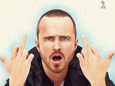 Jesse Pinkman Portrait drawing by Oz Galeano aaron paul art arte arte ozgaleano breaking bad design dibujo digitalart drawing fanart illustration jesse pinkman logo mexico ozgaleano portrait retrato sketch