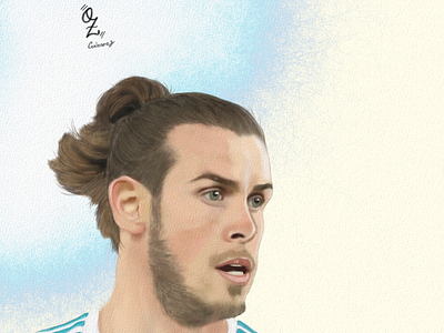 Gareth Bale Oz Galeano arte bale dibujo fanart ozgaleano realmadrid