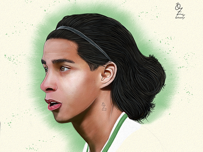 Lainez Betis art arte betis color dibujo diego lainez digitalart drawing fanart football futbol mexico ozgaleano