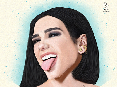 Dua Lipa art arte color dibujo digitalart diseño drawing dua lipa fanart mexico music ozgaleano portrait retrato