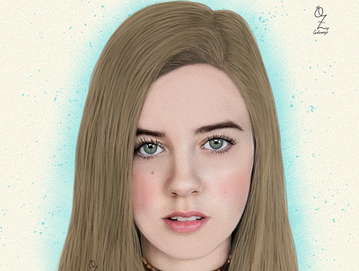 Mallory Bechtel art arte color design dibujo digitalart diseño drawing fanart illustration mallory bechtel mexico model ozgaleano portrait retrato