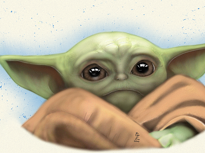 Baby Yoda By Oz Galeano On Dribbble