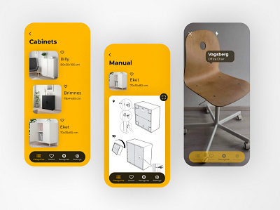 Ikea Furniture Manuals app design furniture manual technical ui