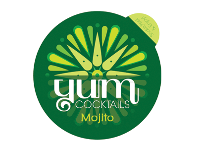 Yum Moijto Cocktail Packaging alcohol cocktail green moijto packaging yum