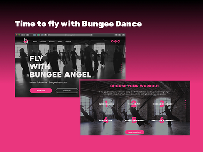 bungee dance/fit website