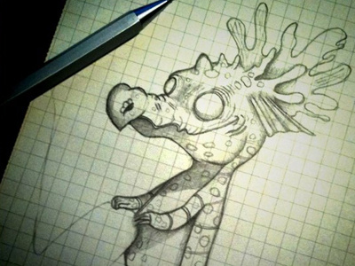 Sea Dragon drawing pencil sea dragon