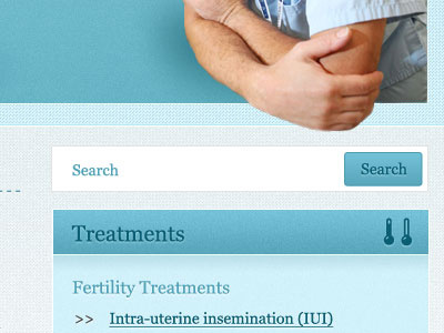 Treatments & Search gradient icons search teal texture titles