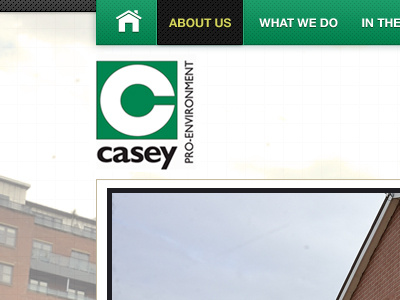 Pro-Environment building chaps black green masthead navigation texture