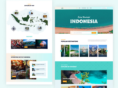 Tours & Travel Website ui website