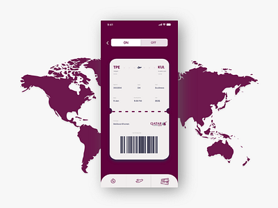 Boarding Pass Interface adobe xd boarding pass daily ui dailyui flight flight search tickets ui uiux ux