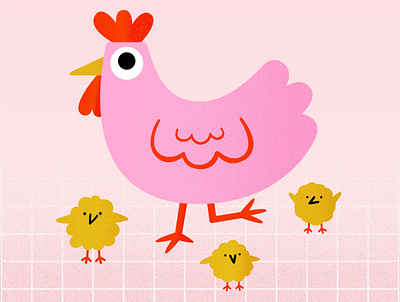 Mother Clucker animal art chicken cute design draw drawing holiday illustration logo