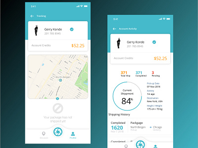 App for local shipping centers app app design design