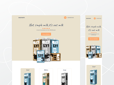 Freebie: Ecommerce shop for Ota milk