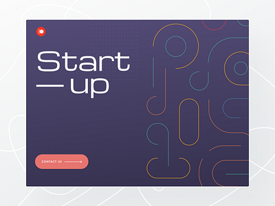 Freebie: agency header UI explorationn