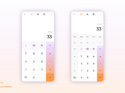 DailyUI 004 Calculator calculator daily ui dailyui dailyui 004 mobile ui