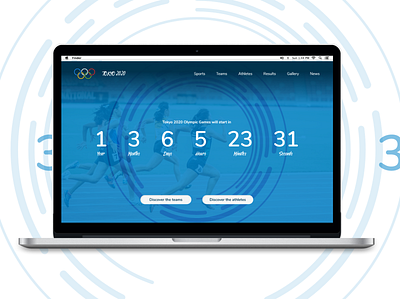 Daily UI 014 Countdown countdown daily ui daily ui 014 dailyui dailyui 014 olympic olympic games ui