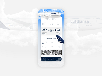 Daily UI 024 Boarding Pass 24 application boarding boarding pass boardingpass check in daily 100 challenge daily ui daily ui 024 dailyui dailyui 024 flight mobile pass ui