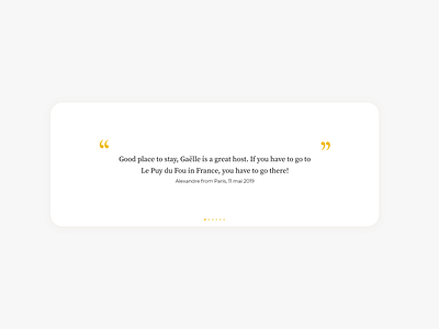 DailyUI 039 Testimonial