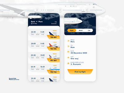 DailyUI 068 Flight search application daily 100 challenge daily ui dailyui dailyui 068 design flight flight app flight booking flight search mobile search ui