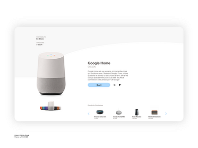 DailyUI 096 In stock application availability daily 100 challenge daily ui dailyui dailyui 096 dailyuichallenge design desktop google google home in stock in stock interaction interface product ui