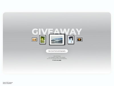 DailyUI 097 Giveaway